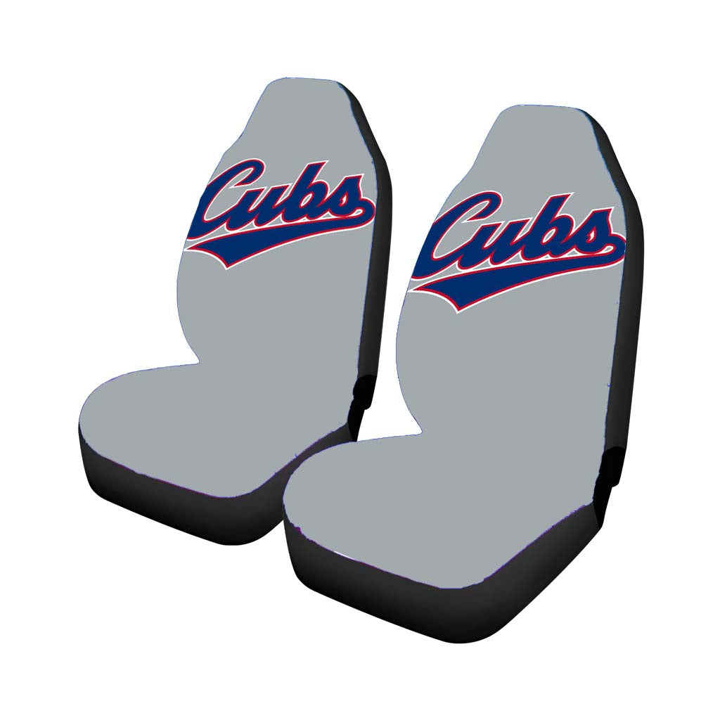 Chicago Cubs Font Car Seat Covers