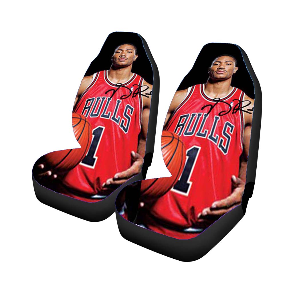 Derrick Rose Blk Bkg Car Seat Covers
