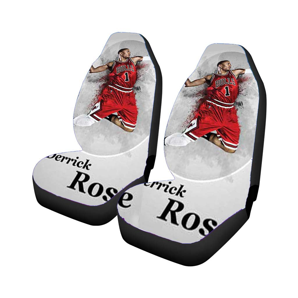 Derrick Rose Grey Circles Car Seat Covers
