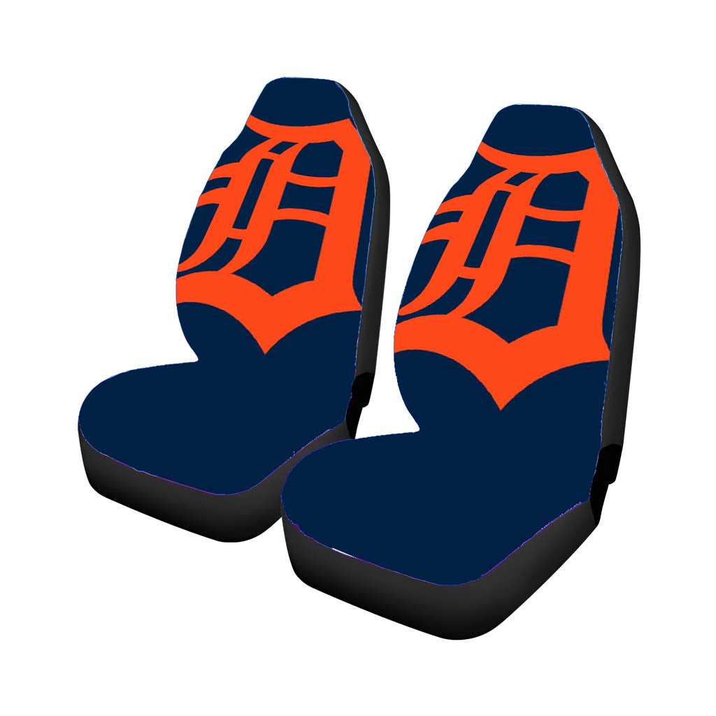 Detroid Tigers Orange Blue Car Seat Covers