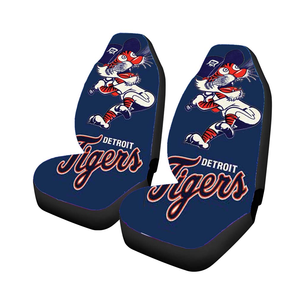 Detroit Tigers Cartoony Car Seat Covers