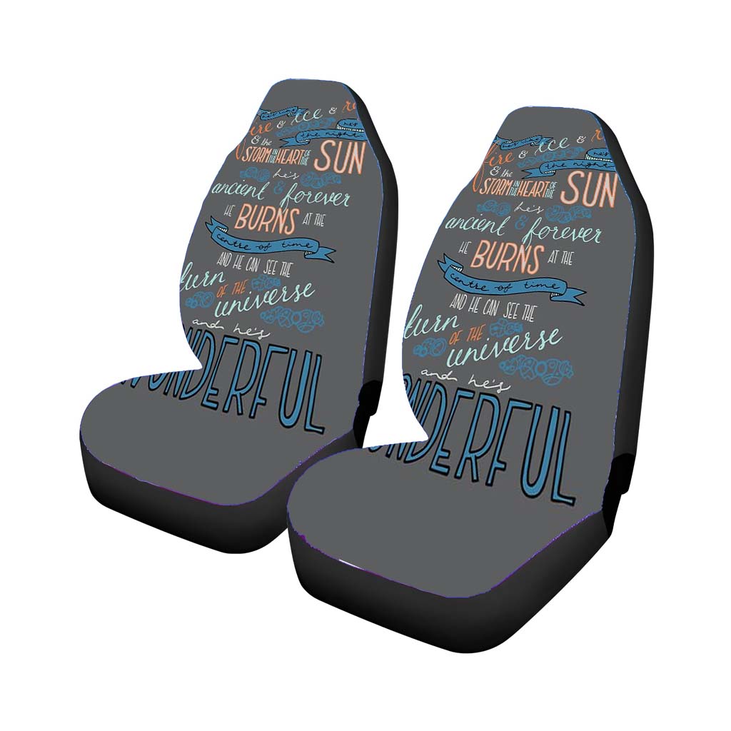 Dr Who Quotes Car Seat Covers