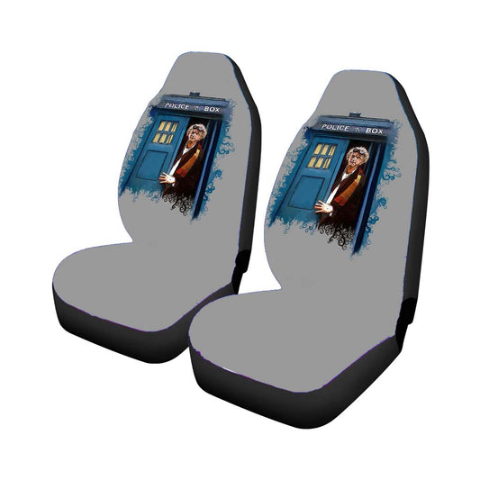 Dr Who X Back To Future Car Seat Covers