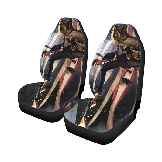 George Washington Riding Eagle Patriotism Car Seat Covers
