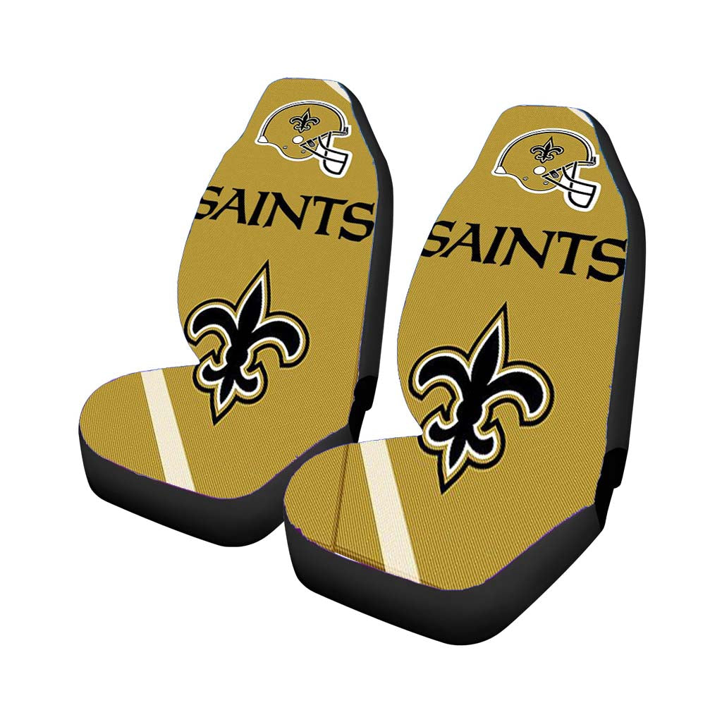 New Orleans Saints Wallpaper Car Seat Covers
