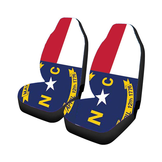 North Carolina Flag Car Seat Covers