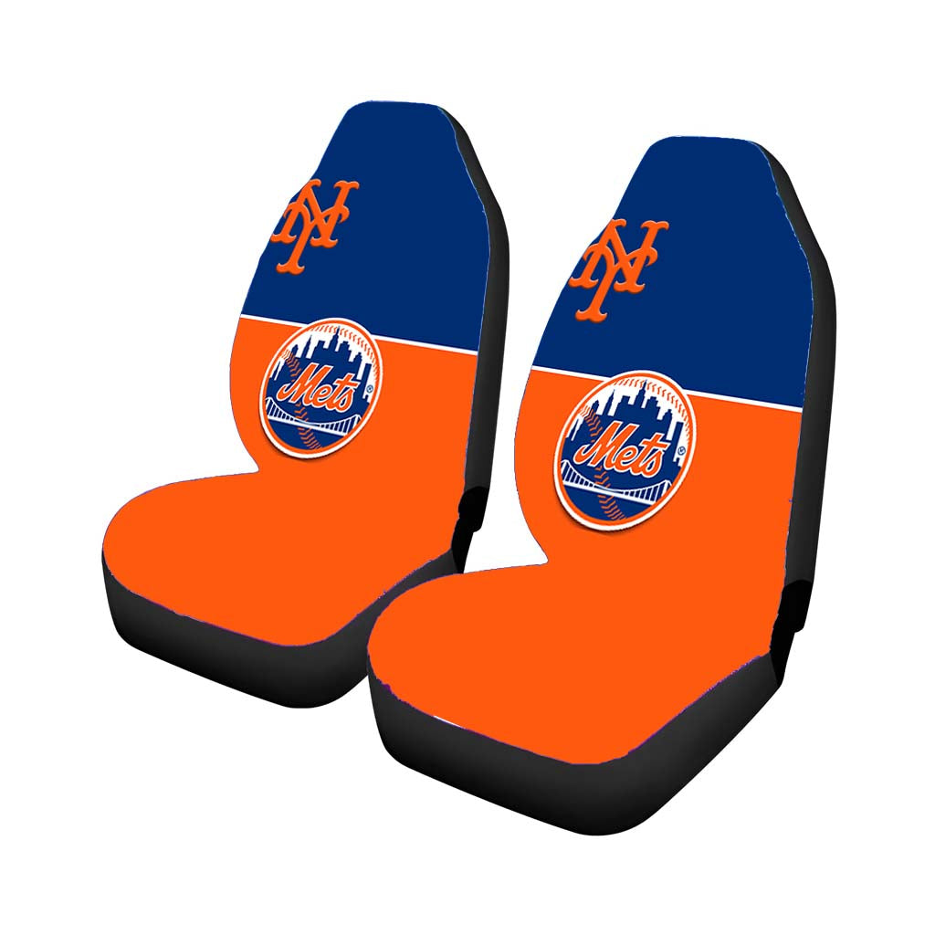 Ny Mets Minimalist Wallpaper Car Seat Covers