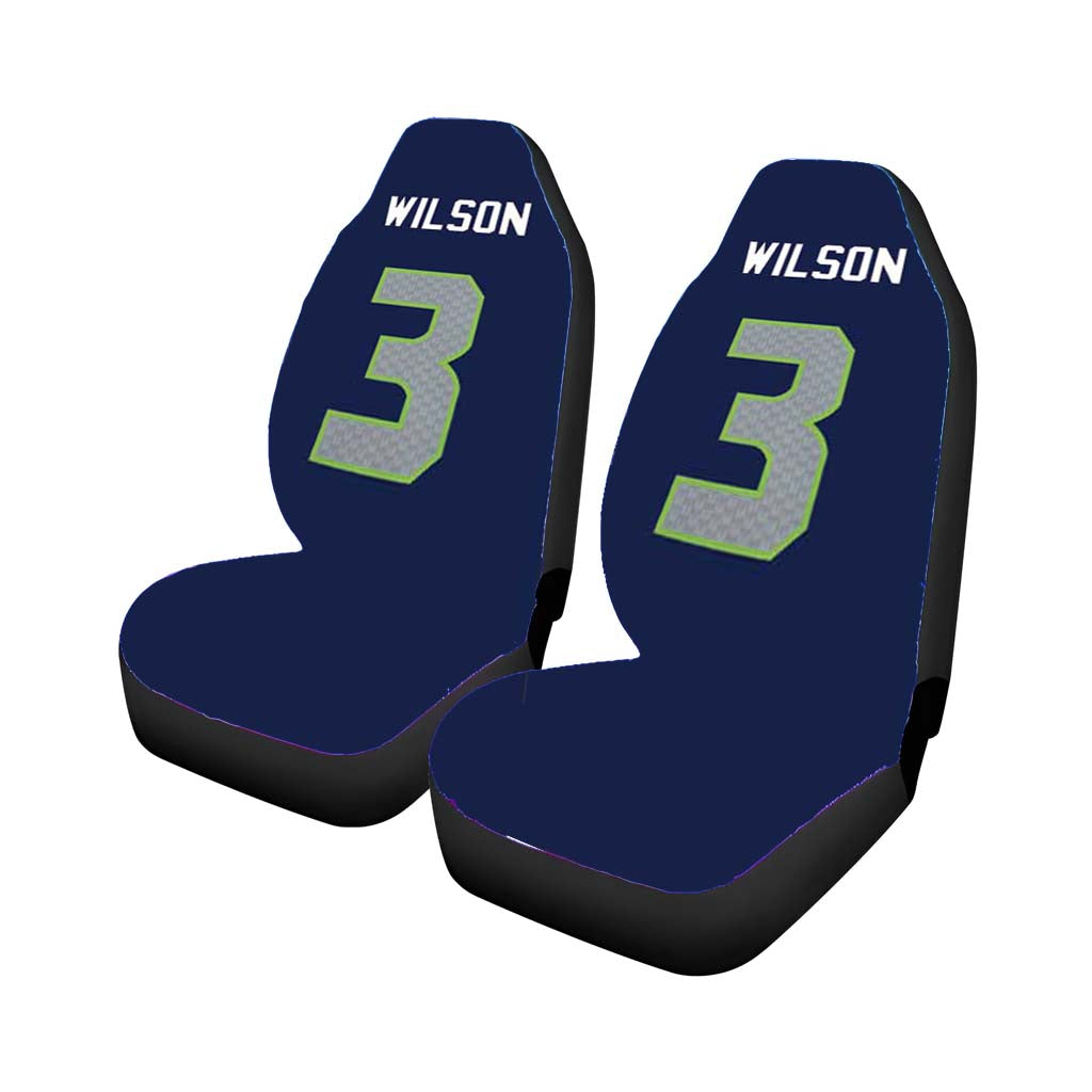 Russell Wilson Jersey Design Car Seat Covers