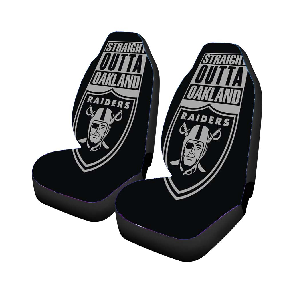 Straight Outta Oakland Raiders Car Seat Covers