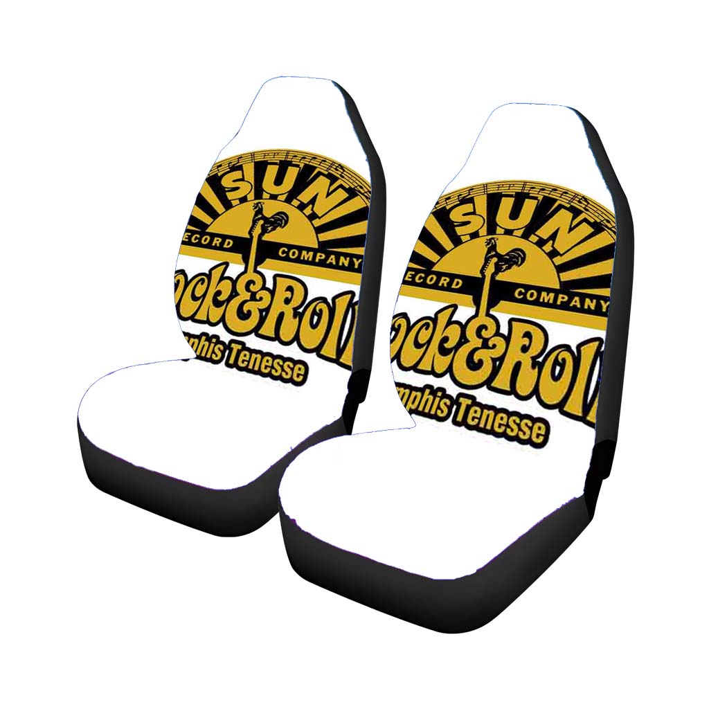 Sun Record Rock And Roll Memphis Tenesse Car Seat Covers