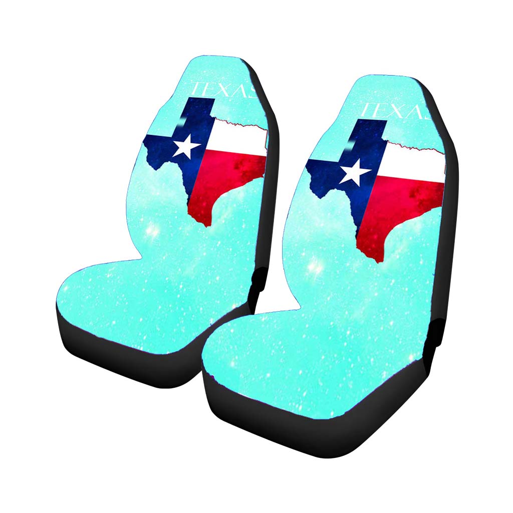 Texas Map Flag Car Seat Covers