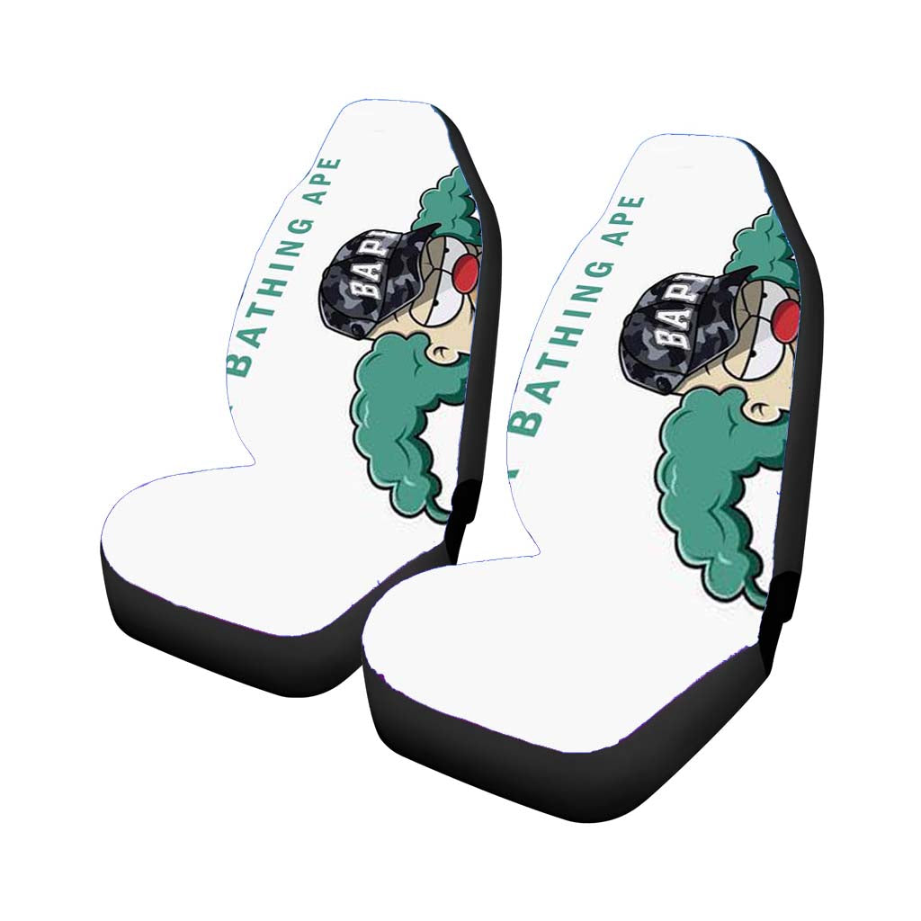 A Bathing Ape Green Universal Fit Stylish & Comfortable Car Seat Covers
