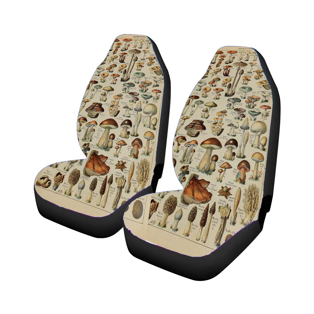 Adolphe Millot'S Mushroom Universal Fit Stylish & Comfortable Car Seat Covers