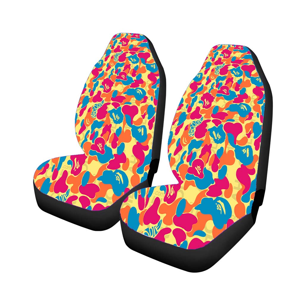 Ahoodie Camouflage Pattern Full Color Universal Fit Stylish & Comfortable Car Seat Covers