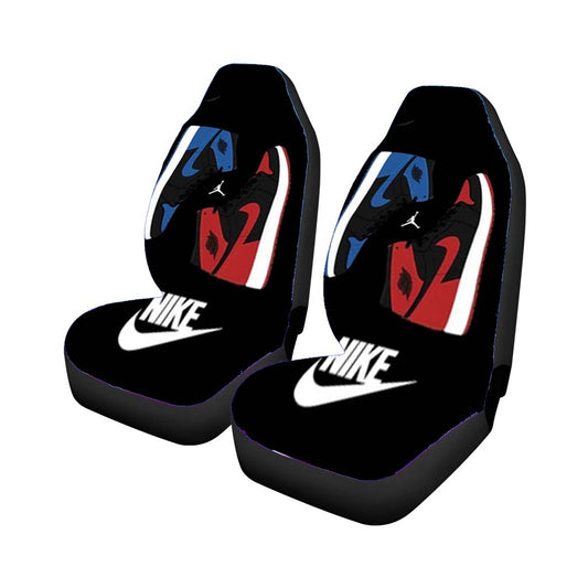 Air Jordan Steel Texture Logo Car Seat Covers