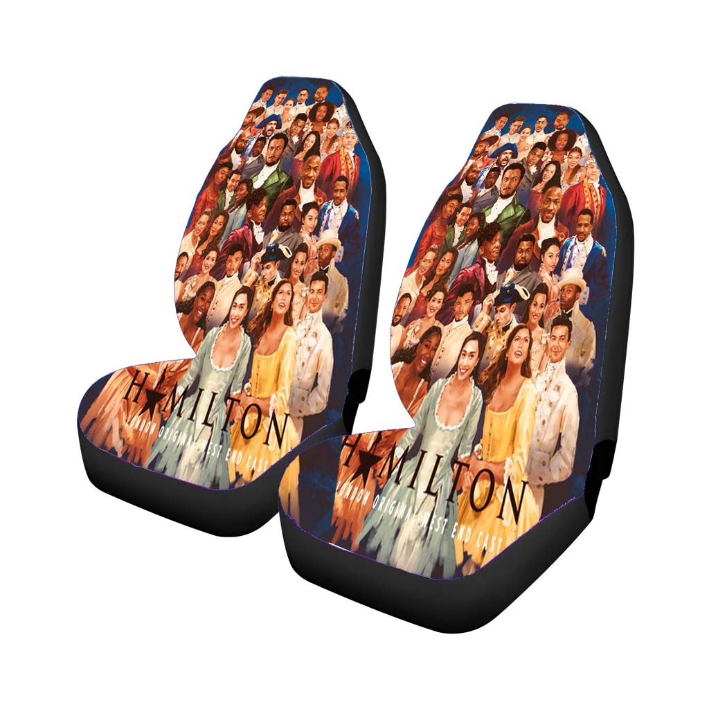 Hamilton American Musical Sketch Doodle Universal Fit Stylish & Comfortable Car Seat Covers