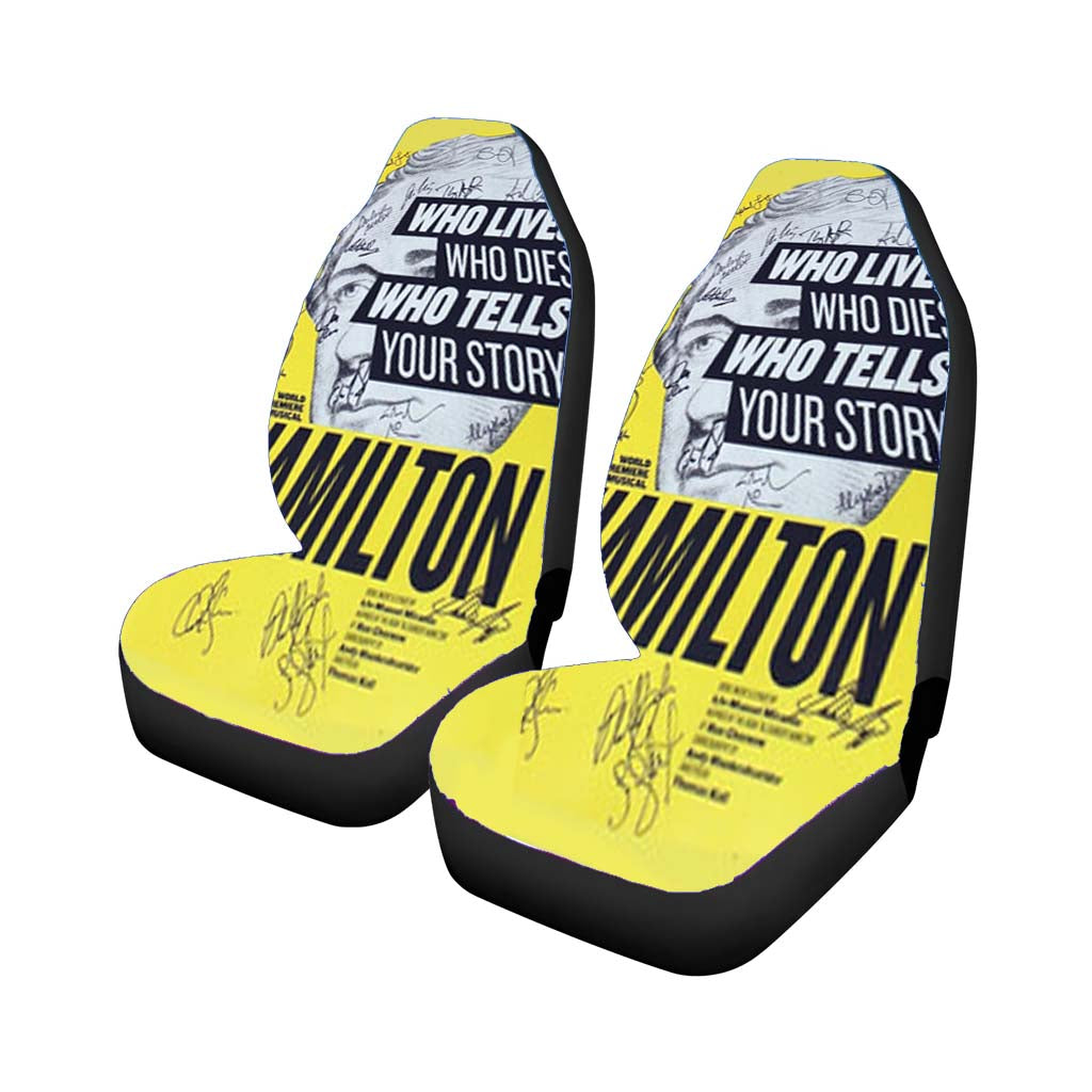Hamilton Burr Washington Jefferson Madison Lafayette & Mulligan Universal Fit Stylish & Comfortable Car Seat Covers
