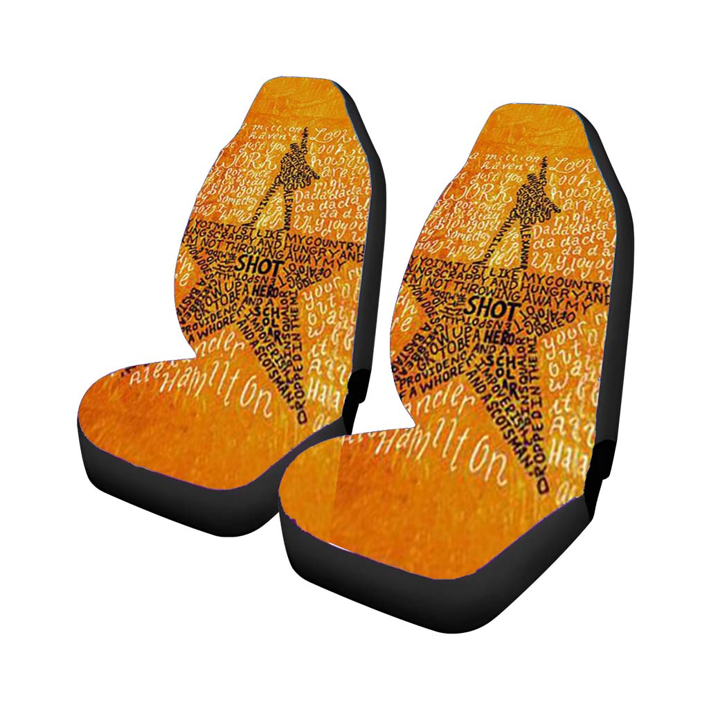 Hamilton Musical Quotes Universal Fit Stylish & Comfortable Car Seat Covers