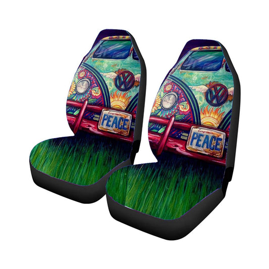Happy Hippie Vw Universal Fit Stylish & Comfortable Car Seat Covers