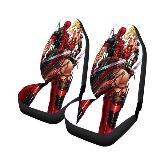 Harley Quinn And Deadpool Universal Fit Stylish & Comfortable Car Seat Covers