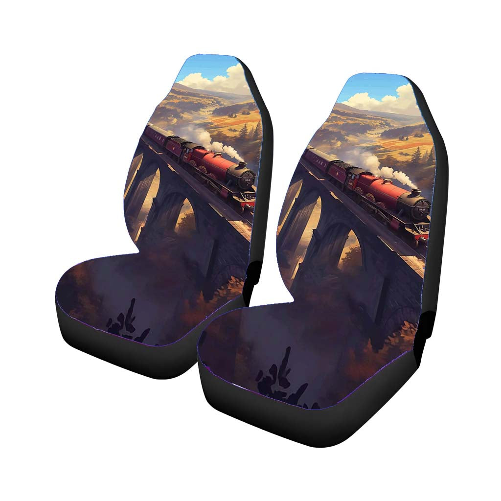 Harry Potter Classic Train Wallpaper Universal Fit Stylish & Comfortable Car Seat Covers