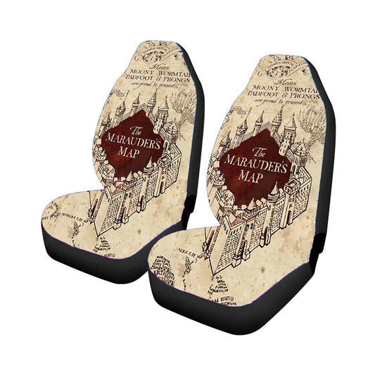 Harry Potter Inspired The Marauders Map Universal Fit Stylish & Comfortable Car Seat Covers