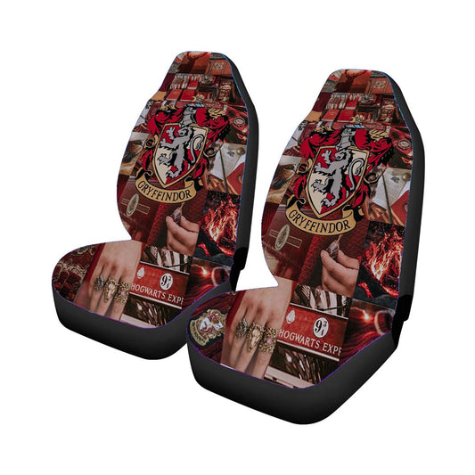 Harrypotter Gryffindor Pattern Style Universal Fit Stylish & Comfortable Car Seat Covers