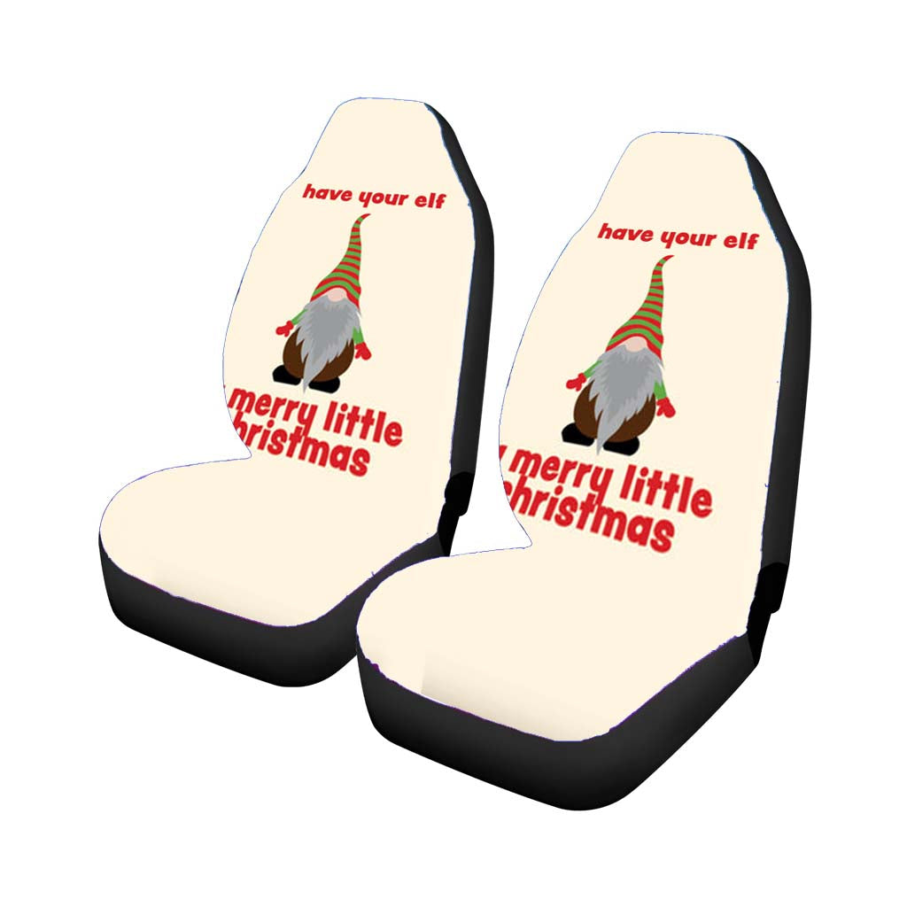 Have Your Elf A Merry Little Christmas Universal Fit Stylish & Comfortable Car Seat Covers