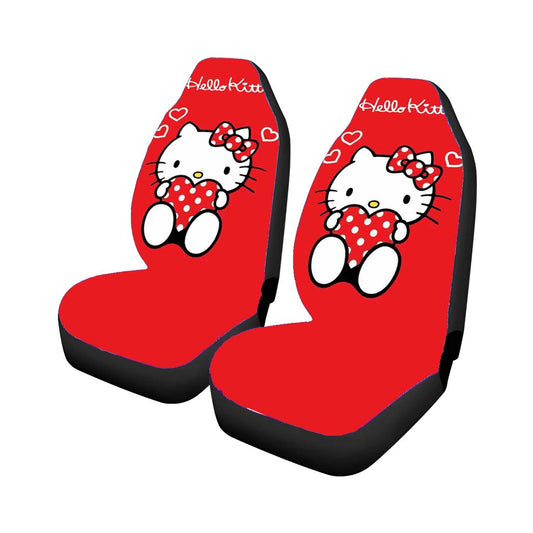 Hello Kitty Loving Pattern Universal Fit Stylish & Comfortable Car Seat Covers