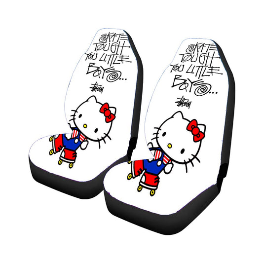 Hello Kitty Skate Stussy Universal Fit Stylish & Comfortable Car Seat Covers