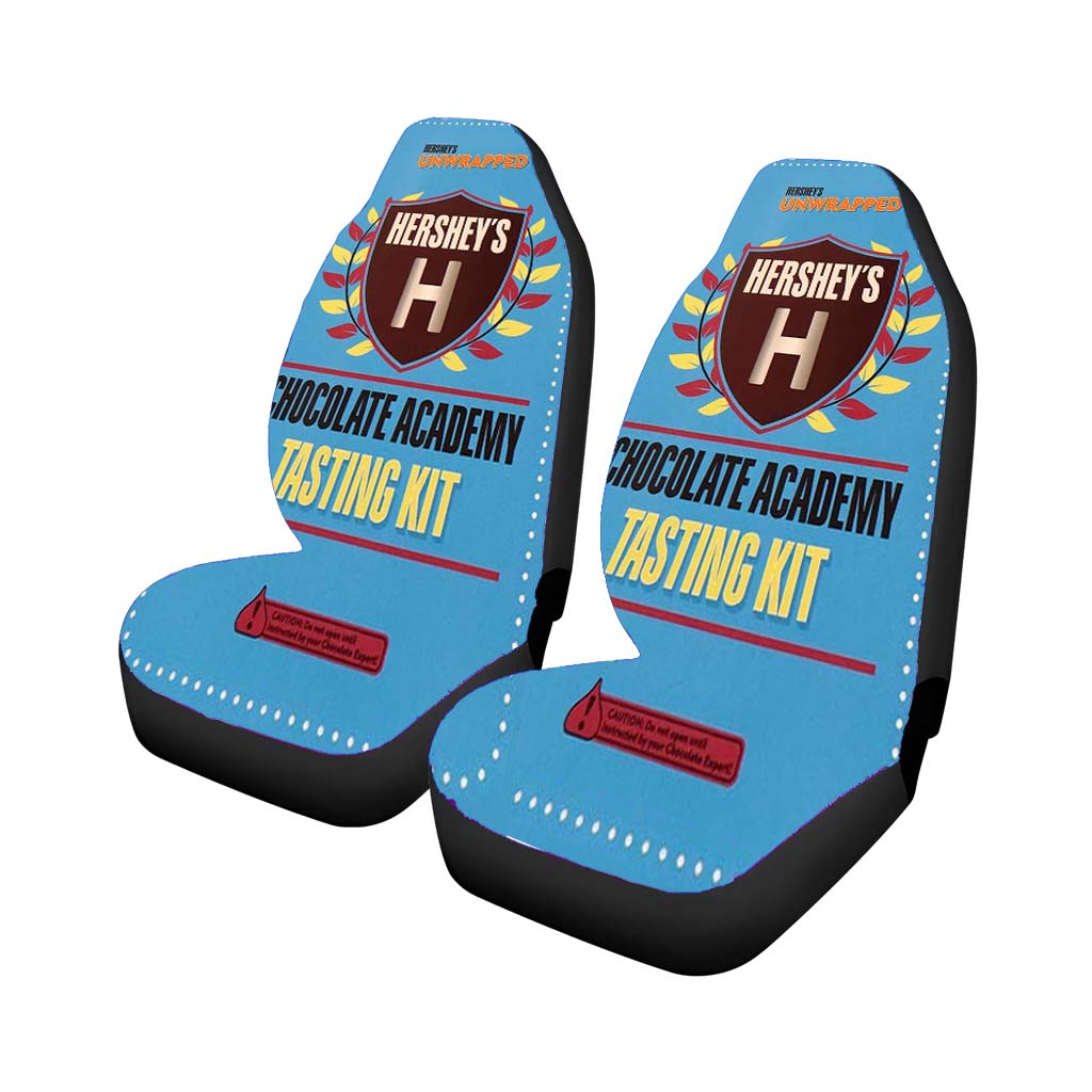 Hersheys Unwrapped Chocolate Academy Tasting Kit Blue Wallpaper Car Seat Covers