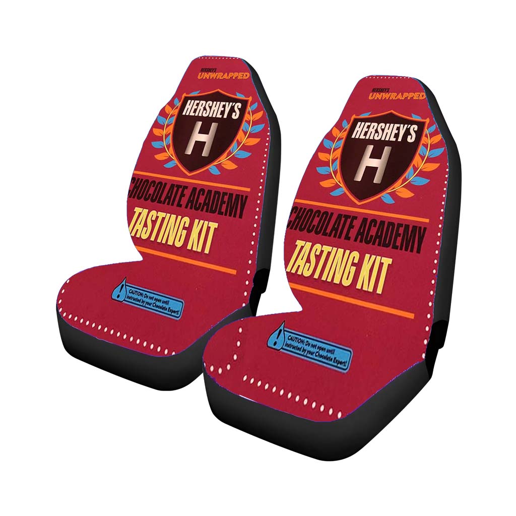 Hersheys Unwrapped Chocolate Academy Tasting Kit Red Wallpaper Car Seat Covers