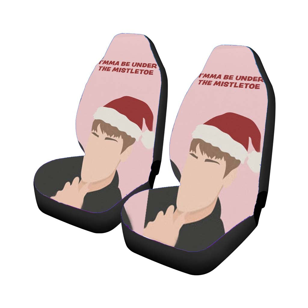 Imma Be Under The Misteltoe - Justin Bieber Car Seat Covers
