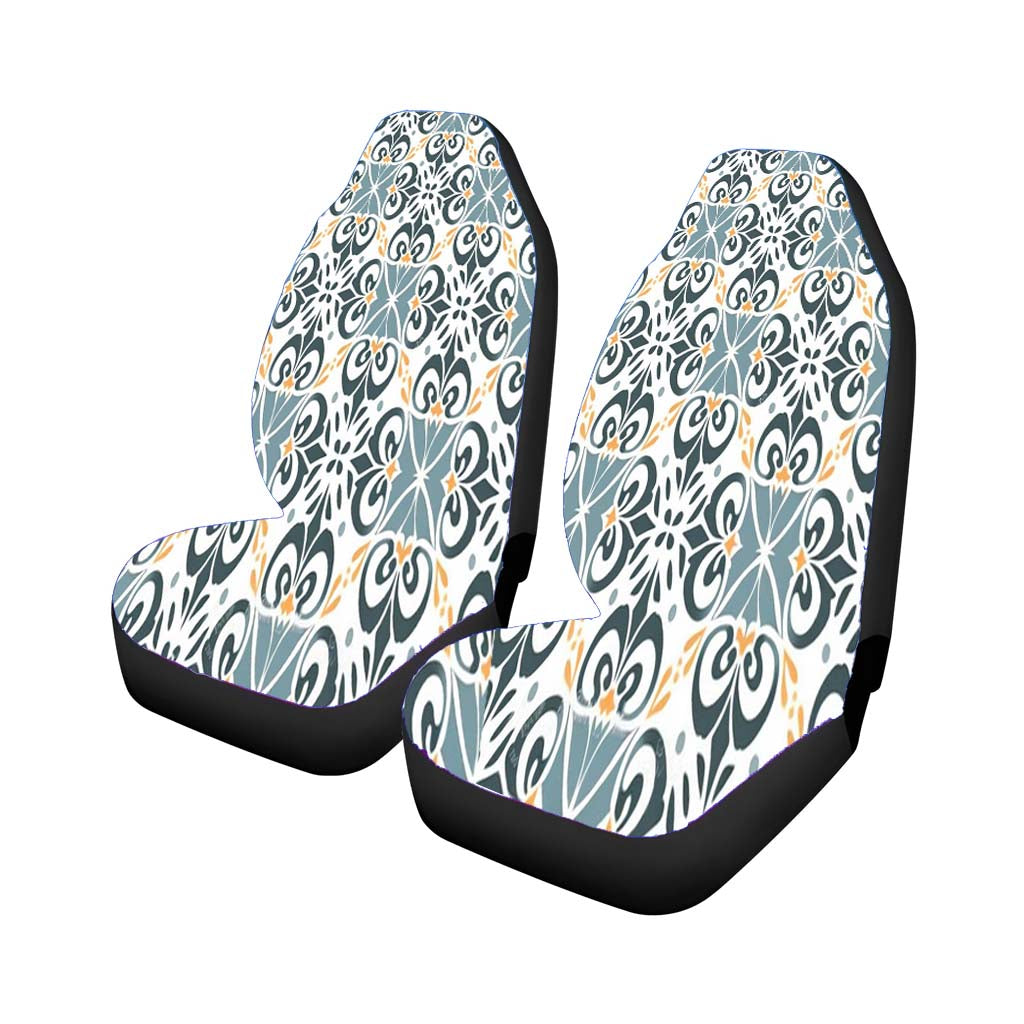 Pattern With The Letters E Car Seat Covers