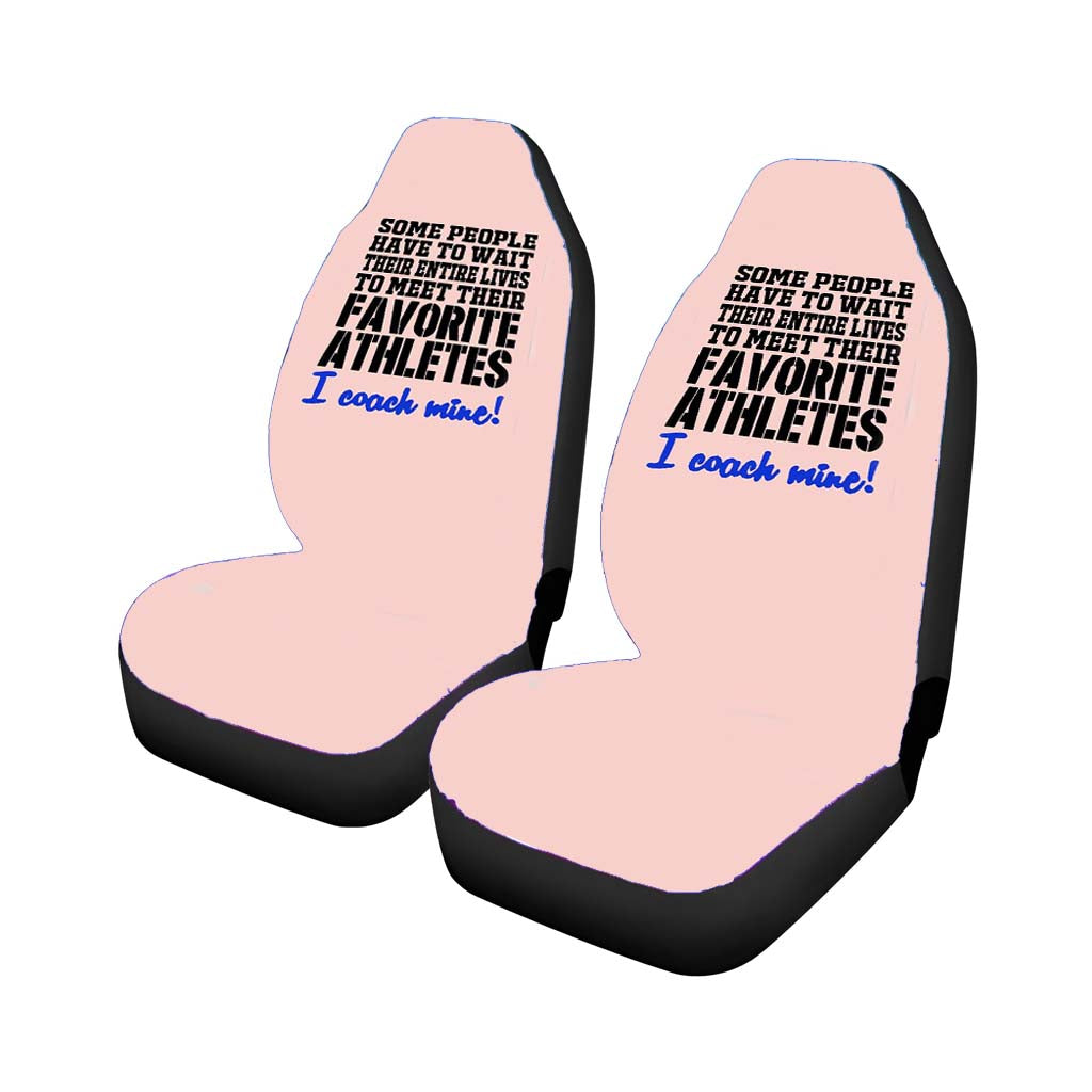 Cheer Coach Athletes Sports Car Seat Covers