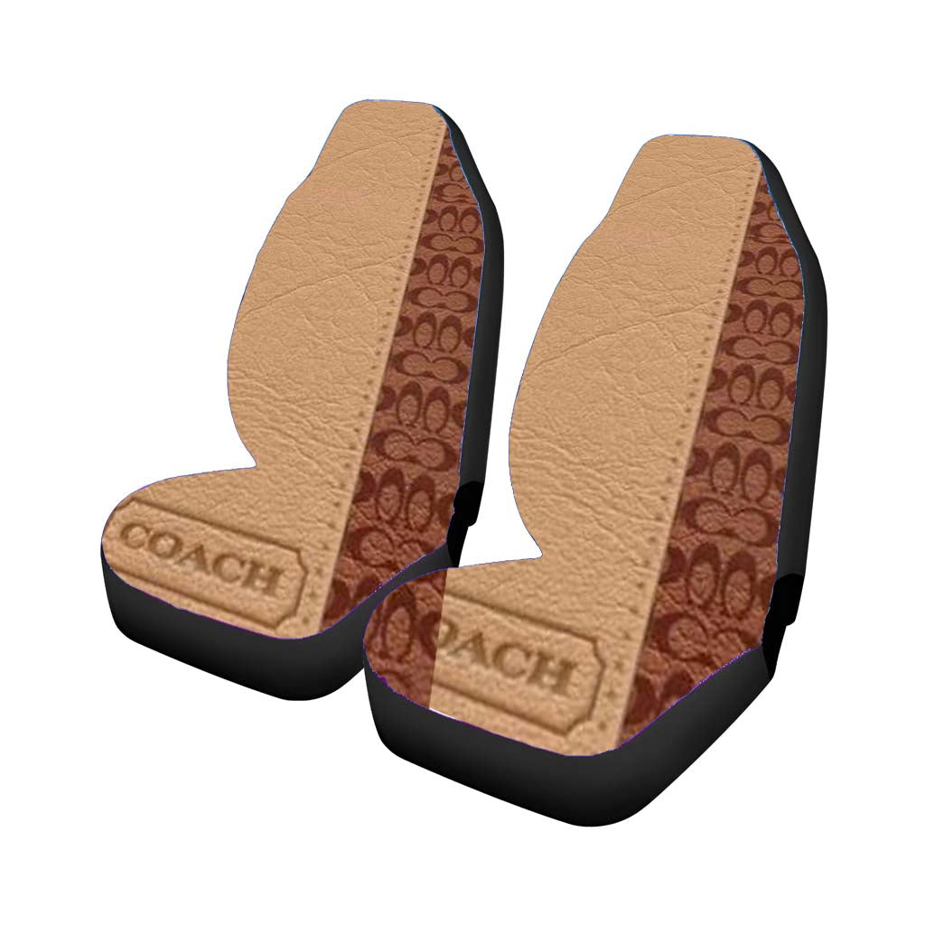 Coach Brown Car Seat Covers