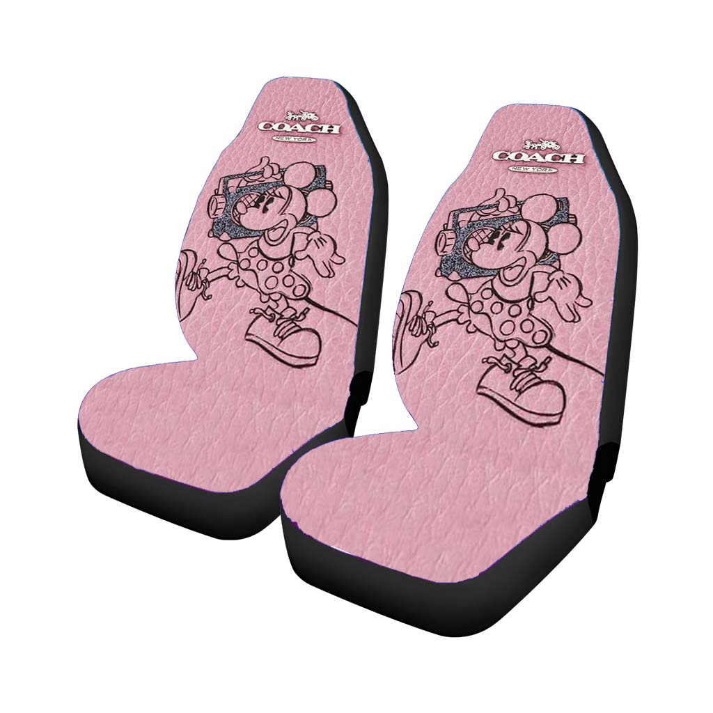 Coach Minnie Mouse Pink Car Seat Covers