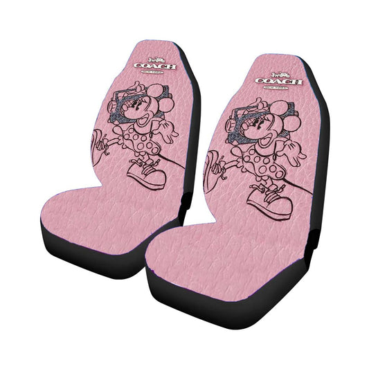 Coach Minnie Mouse Pink Car Seat Covers