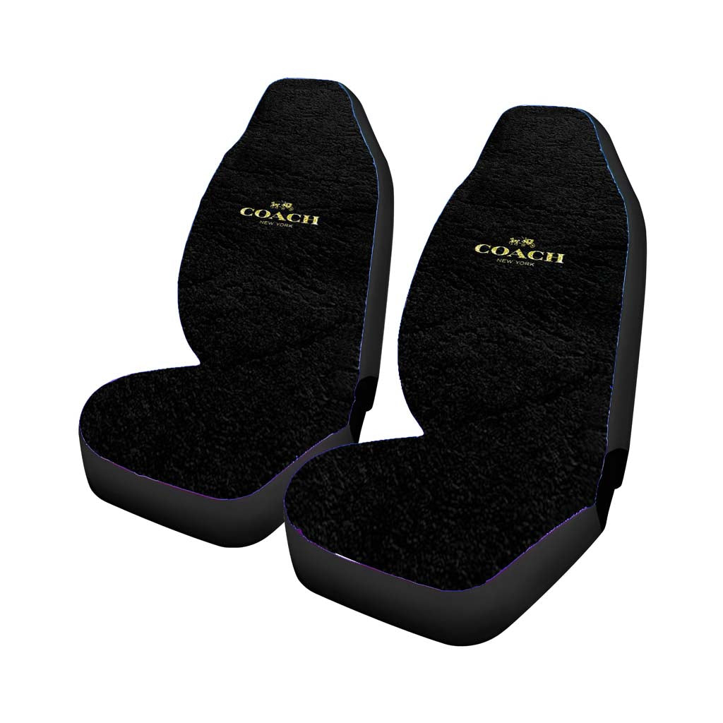 Coach New York Black Leather Car Seat Covers