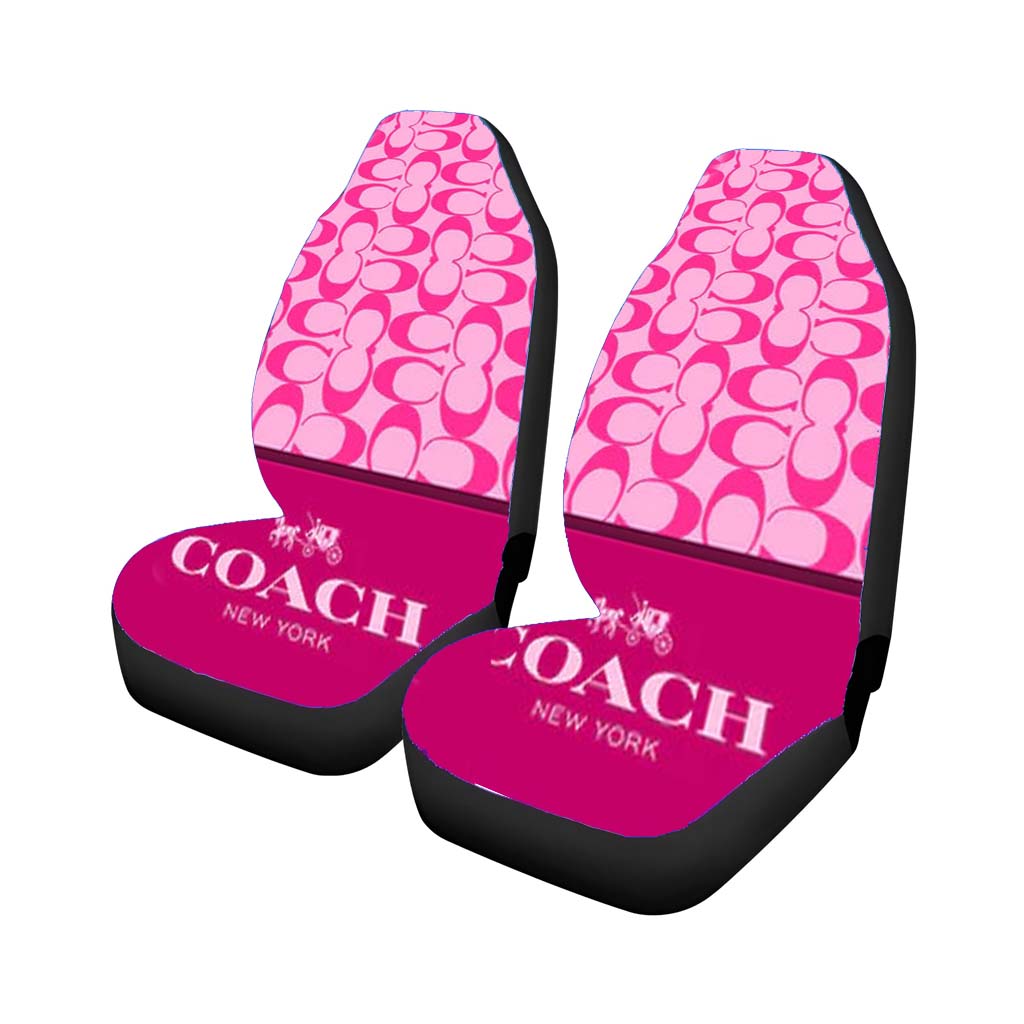 Coach New York Pink Pattern Car Seat Covers