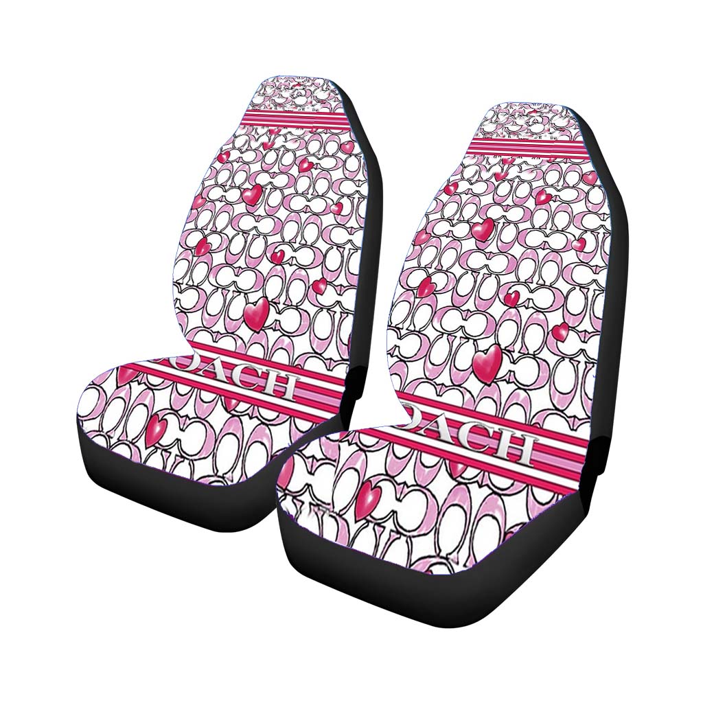 Coach Pink Car Seat Covers