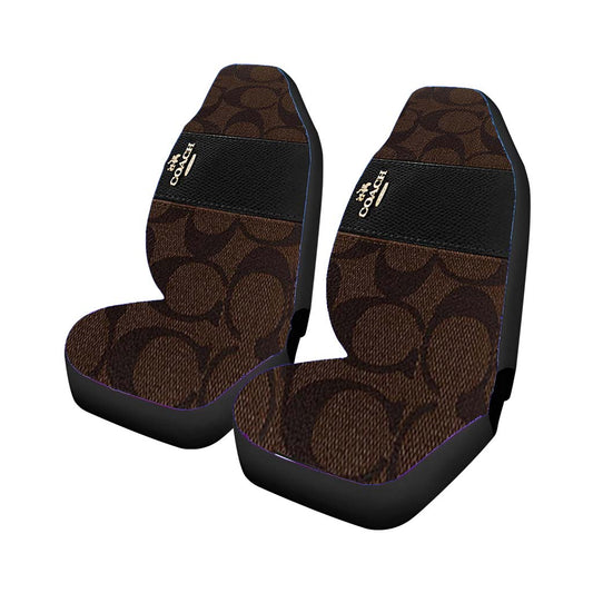 Coach Wallet Pattern Car Seat Covers