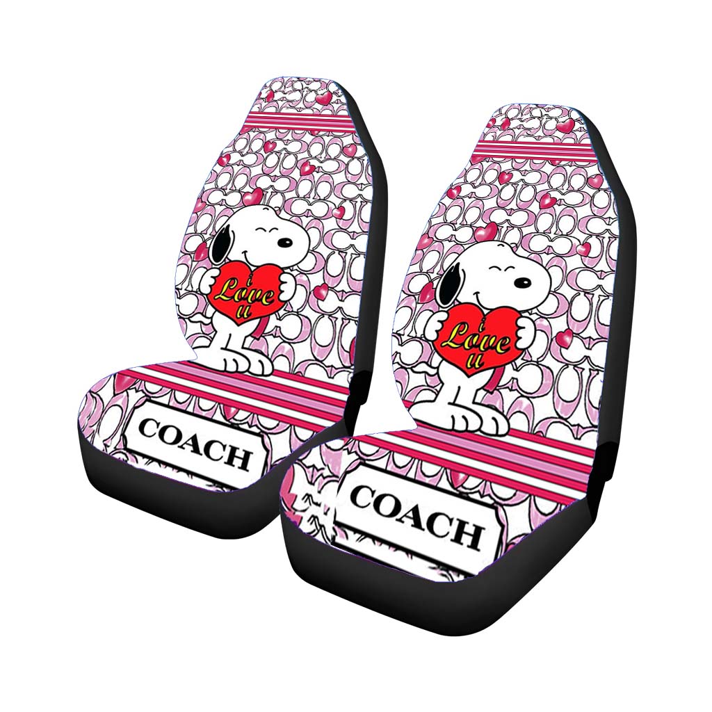 Snoopy Coach Car Seat Covers