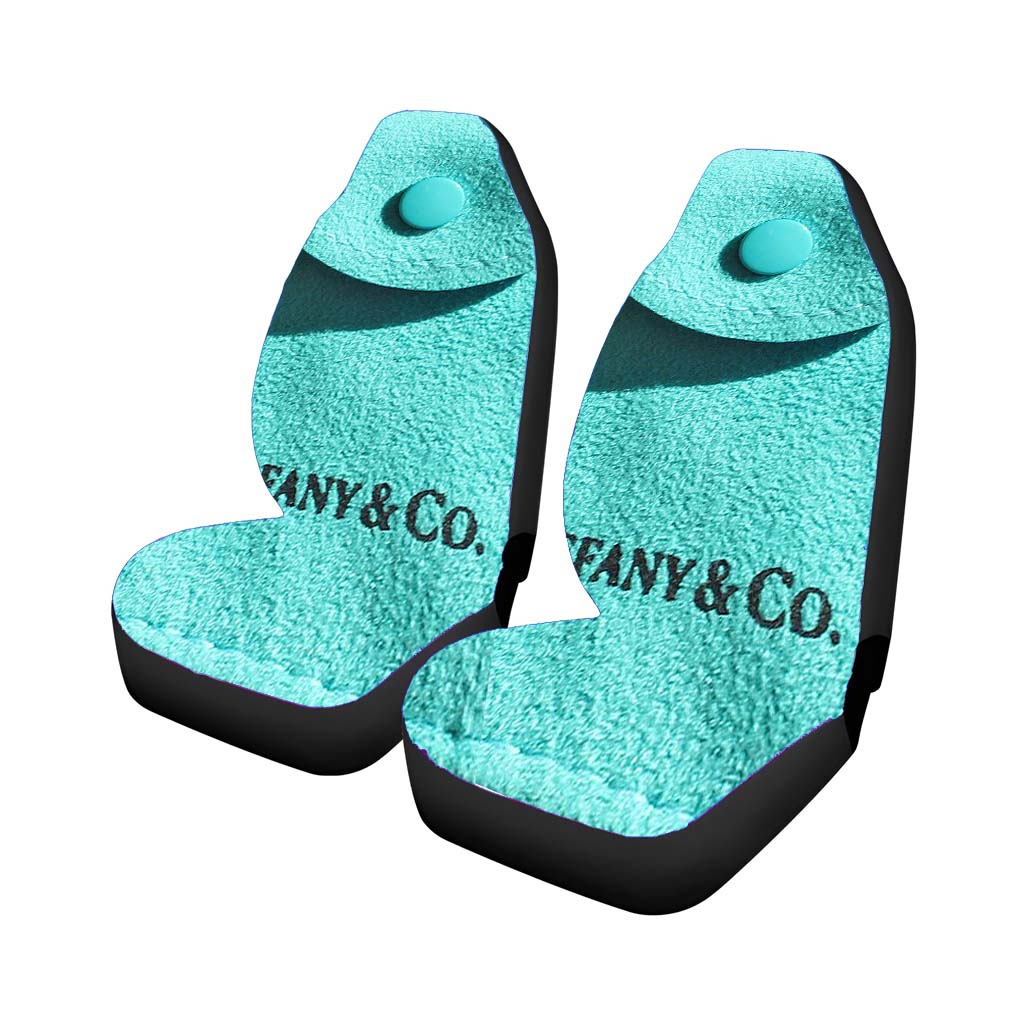 Tiffany And Co Turquoise Luxury Suede Envelope Snap Jewelry Pouch Bag Car Seat Covers