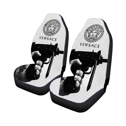 Versace Logo Gun Car Seat Covers