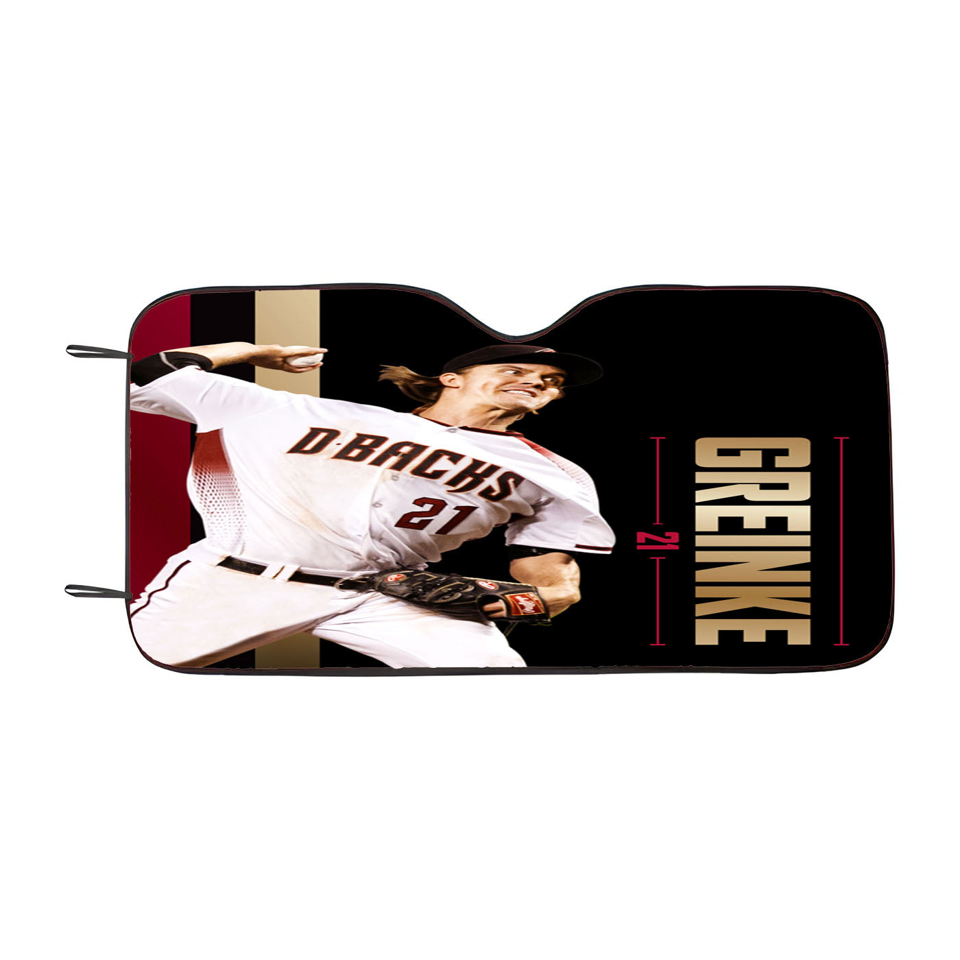Arizona Diamondbacks Greinke Car Auto Sun Shade Windshield Cover