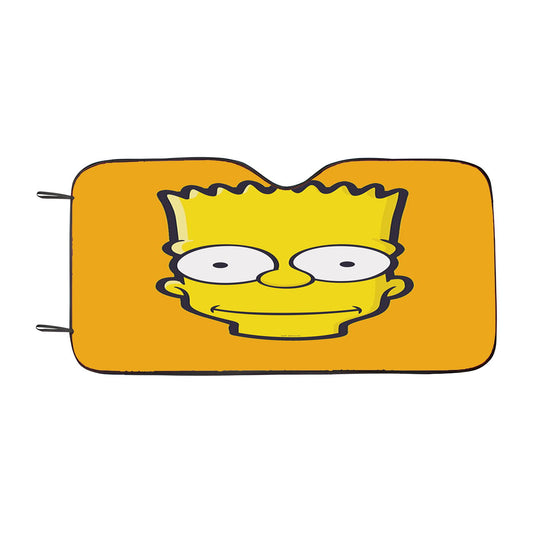 Bart Simpson Head Art Car Auto Sun Shade Windshield Cover