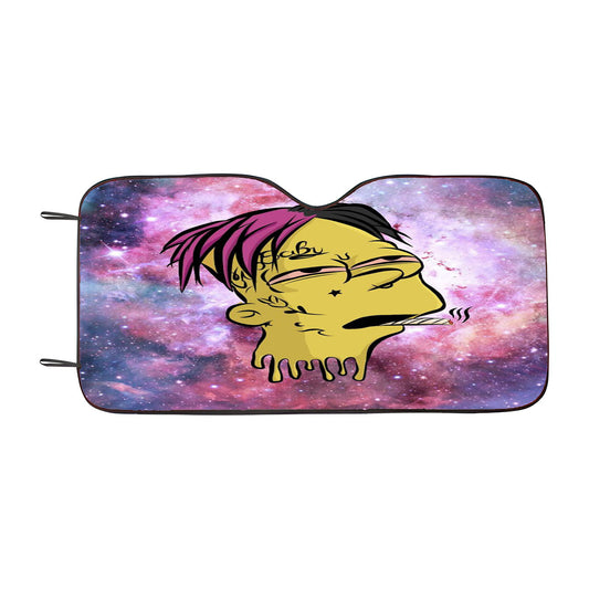Bart Simpson Lil Peep Cartoon Car Auto Sun Shade Windshield Cover