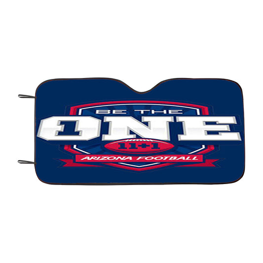 Be The One Arizona Football Blue Car Auto Sun Shade Windshield Cover