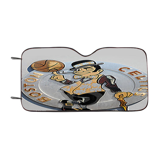 Boston Celtics Greyscale Car Auto Sun Shade Windshield Cover